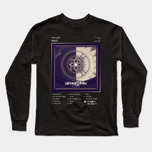 Amorphis - Halo Tracklist Album Long Sleeve T-Shirt